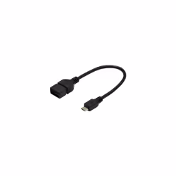 Digitus Câble d’adaptateur USB, OTG, 0,2 m, USB A, USB A, USB 2.0, Noir