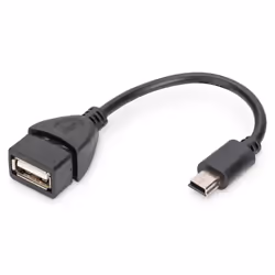 Digitus , 0,2 m, Mini-USB B, USB A, USB 2.0, Noir