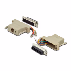 Digitus RS 232 adapter, RJ45, 25-pin D-SUB, Beige