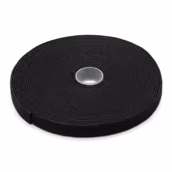 Digitus Bande d'attache de type velcro, en rouleau, 1 m, Noir, Tissu, -40 - 80 °C, 80 N ( 1 kilogrammeforce = 9,81 Newton), 1 ...