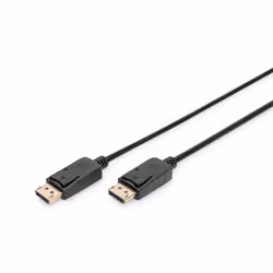 Digitus Câble de connexion DisplayPort, 3 m, DisplayPort, DisplayPort, Mâle, Mâle, Droit