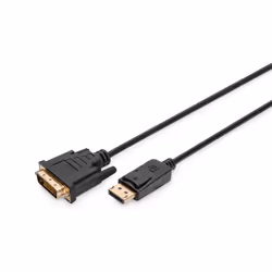Digitus Câble d'adaptateur DisplayPort, 2 m, DisplayPort, DVI-D, Nickel, 1.1a, 1920 x 1200 pixels