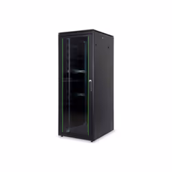 Digitus Armoire réseau de série Unique - 8 00 x1 000 mm (lxp), Rack autonome, 42U, 800 kg, Verrouillage des touches, Noir