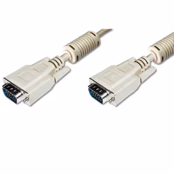 Digitus VGA - VGA M/M 5 m, 5 m, VGA (D-Sub), VGA (D-Sub), Mâle, Mâle, Beige