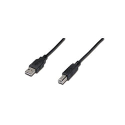 Digitus DK-300105-030-S câble USB 3 m USB 2.0 USB A USB B Noir