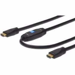Digitus 15m HDMI, 15 m, HDMI Type A (Standard), HDMI Type A (Standard), 1920 x 1200 pixels, Noir
