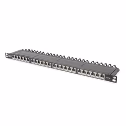 Digitus CAT 6A, panneau de brassage à haute densité de classe EA, blindé, IEEE 802.3af, IEEE 802.3at, RJ-45, Cat6a, Noir, SEC ...