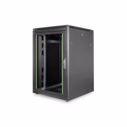 Digitus Armoire réseau de série Unique - 800 x 800 mm (lxp), Rack autonome, 22U, 800 kg, 800 g, Noir