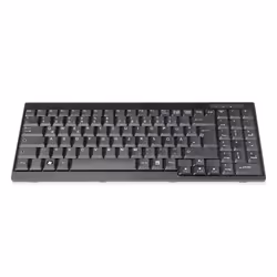 Digitus Clavier adapté pour consoles TFT, disposition allemande, Mini, Clavier mécanique, QWERTY