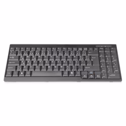 Digitus Clavier adapté pour consoles TFT, disposition turque, Taille réelle (100 %), Avec fil, Noir