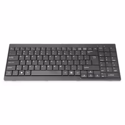 Digitus Clavier adapté aux consoles TFT , disposition US, Mini, USB, QWERTY, Noir