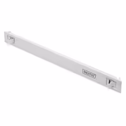 Digitus Cache opaque 1 UH, snap-in, pour armoires réseau et de serveur, Panneau vierge ventilé, Gris, Synthétique ABS, 1U, Ch ...
