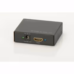 Digitus Répartiteur HDMI 4K, 1x2, HDMI, HDMI, 4096 x 2160 pixels, Noir, 36 bit, 5 V