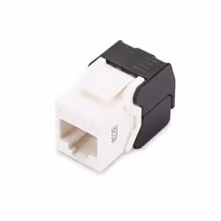 Digitus Module Keystone CAT 6A, non blindé, Noir, Blanc, Nickel/Or, Acrylonitrile-Butadiène-Styrène (ABS), -10 - 50 °C, 35 mm ...
