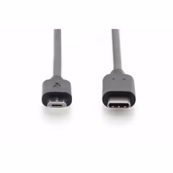 Digitus Câble de raccordement USB Type-C™, Type-C™ vers micro B, Ver. USB 2.0