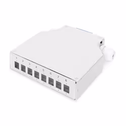 Digitus Boîtier d’épissure de profilés chapeau pour 8 coupleurs LC/DX