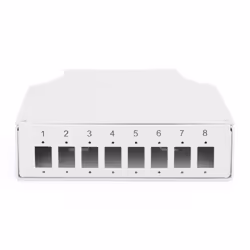 Digitus Boîtier d’épissure de profilés chapeau pour 8 coupleurs LC/DX