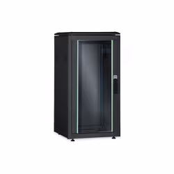 Digitus Armoire réseau série Unique – 800 x 1000 mm (l x P), Rack autonome, 26U, 800 kg, Gestion optimisée des câbles, Noir