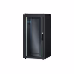 Digitus Armoire réseau de série Unique - 600 x 1 000 mm (lxp), Rack autonome, 26U, 800 kg, Rails de rack, Noir