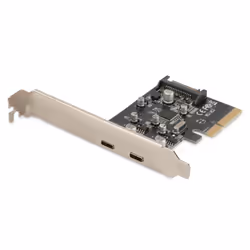 Digitus PCIe USB 3.1 Karte Typ C, PCIe, USB 3.2 Gen 1 (3.1 Gen 1), 10 Gbit/s, Windows 10 Education, Windows 10 Education x64, ...