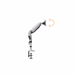 Digitus Support d’écran pour moniteur unique avec ressort pneumatique et monture de bureau