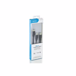 Digitus Câble d’adaptateur USB 3.0 en Y, 0,3 m, 2 x USB A, USB A, USB 3.2 Gen 1 (3.1 Gen 1), Mâle/Femelle, Noir