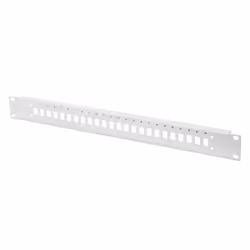 Digitus Plaque frontale en acier pour 24 coupleurs LC/DX, Blanc, Acier, Turquie