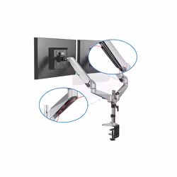 Digitus Support d'écran universel avec monture de bureau et ressort pneumatique - Vue supplémentaire 7