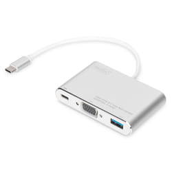 Digitus Adaptateur multiports VGA USB 3.0 de Type-C™
