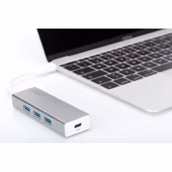 Digitus DA-70242 hub & concentrateur USB 3.2 Gen 1 (3.1 Gen 1) Type-C 5000 Mbit/s Aluminium