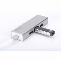 Digitus DA-70242 hub & concentrateur USB 3.2 Gen 1 (3.1 Gen 1) Type-C 5000 Mbit/s Aluminium - Vue supplémentaire 4