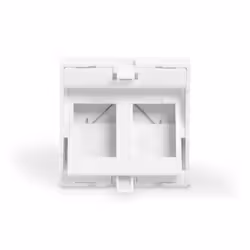 Digitus Plaque frontale, 2 ports, 45 x 45 mm, coudée, pour cadre DN-93802-5-SH - Vue supplémentaire 4