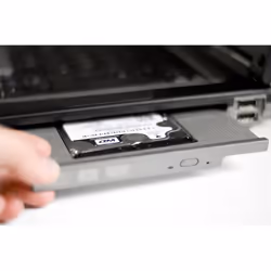Digitus Boîtier de raccordement SSD/HDD pour baie de disque CD/DVD/Blu-ray, SATA sur SATA III, hauteur de construction 9,5 mm