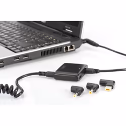 Digitus Bloc d’alimentation universel pour voiture et ordinateur portable, 90W