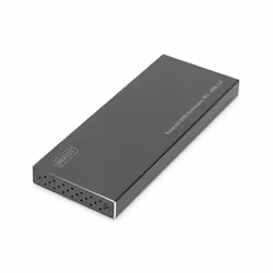 Digitus Boîtier SSD externe, M.2 vers USB 3.0, Enceinte ssd, SATA, 6 Gbit/s, Connectivité USB, Noir