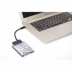 Digitus Câble d’adaptateur USB 3.1, Type-C™ vers SATA 3 pour disques SSD/HDD de 2,5 po