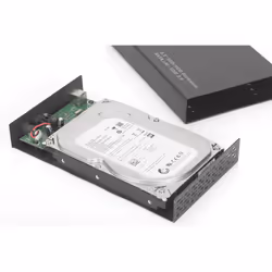 Digitus Boîtier de 3,5 po pour disque SSD/disque dur, SATA 3 - USB 3.0