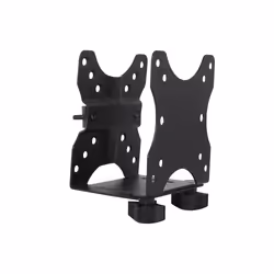 Digitus Support pour mini PC de bureau multifonctions, Pince, 5 kg, 75 x 75 mm, 100 x 100 mm, Noir
