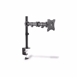 Digitus Pince de fixation sur table d’écran unique universelle, Pince, 8 kg, 38,1 cm (15"), 68,6 cm (27"), 100 x 100 mm, Noir