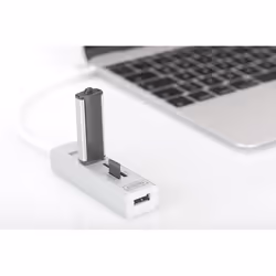 Digitus Concentrateur à 3 ports OTG USB Type-C™ + lecteur de carte - Vue supplémentaire 4