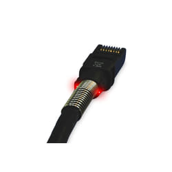 PatchSee PK-PCI6-U-4 câble de réseau Noir 1,2 m Cat6a U/UTP (UTP)