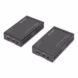 Digitus Kit de rallonge 4K HDMI, HDBaseT™, 4K/30 Hz, 70 m, 4096 x 2160 pixels, Émetteur et récepteur AV, 40 m, Compatibilité  ...