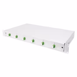 Digitus Boîte d'épissure pour fibres optiques, équipée, 6x LC-APC DX, OS2