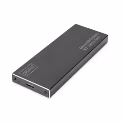 Digitus Boîtier externe de disque SSD, M.2 - USB de Type-C™, Enceinte ssd, M.2, M.2, 10 Gbit/s, Connectivité USB, Noir