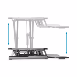 Digitus DA-90380-1 support d'écran plat pour bureau Noir - Vue supplémentaire 2