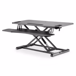 Digitus Garniture de bureau ergonomique, Autonome, Réglage de la hauteur, Noir