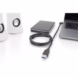 Digitus Câble de raccordement USB Type-C™ Gén. 2, Type-C™ 90° vers A