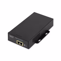 Digitus Injecteur Gigabit PoE++, 802.3at, Gigabit Ethernet, 10,100,1000 Mbit/s, IEEE 802.3at, Noir, Chine, 55 V