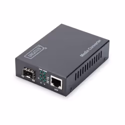 Digitus Convertisseurs de médias 10 Gigabits, 10000 Mbit/s, 10 Gigabit Ethernet, 1000,2500,5000,10000 Mbit/s, SFP, Avec fil, ...