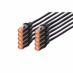 Digitus DK-1644-010-BL-10, 1 m, Cat6, S/FTP (S-STP), RJ-45, RJ-45